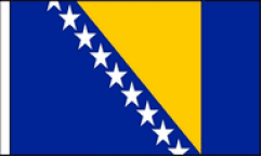 Bosnia and Herzegovina Hand Waving Flags
